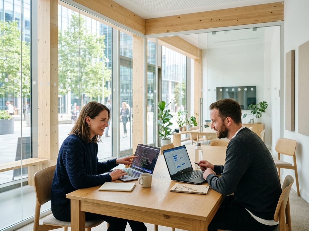 Financial analytics and tech interface